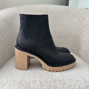 Dolce Vita Black Block Heel Boot